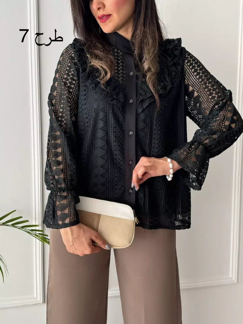 شومیز دانتل لاکچری